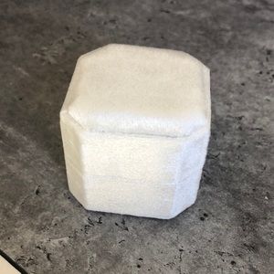 Ivory Velvet Ring Box